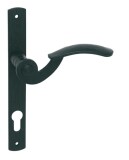 Türbeschläge MP LR - TILLY - NARROW SHIELD (Forged Black) - MP GESCHMIEDET SCHWARZ