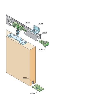SCHIEBESYSTEM MP SERIE Leggera BIS 70 KG -