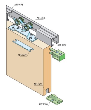 SCHIEBESYSTEM MP SERIE 100 SILENT 120 KG