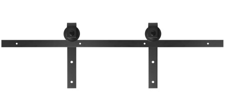 Schiebesystem MP VINTAGE 2 mit 2 m Schiene (BS - Schwarz matt)