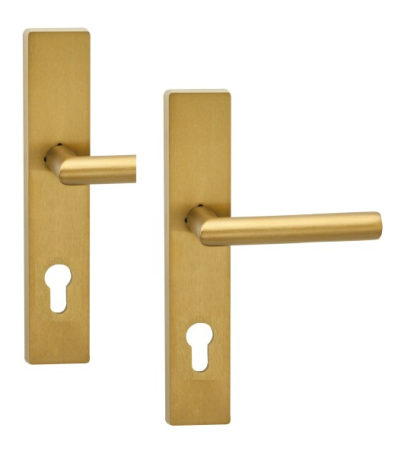 Sicherheitsbeschlag COBRA TOWER H mit Vision-Griff (F1 - silber eloxiert)