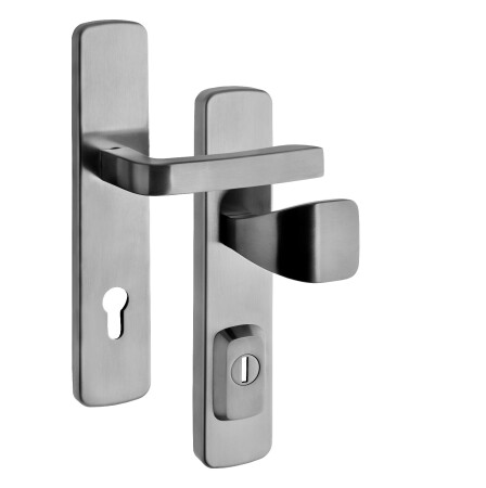 Sicherheitsbeschläge ROSTEX BK RX 1 ASTRA 3. Klasse (Platin matt)