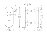 Schutzrosette ACT Viking (F9)