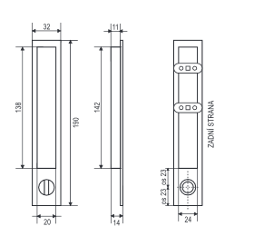 Muschel MP PR 1096Z WC (NICKEL PERLE)