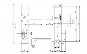 Sicherheitsbeschlag ROSTEX BK R1 (CHROM-EDELSTAHL)