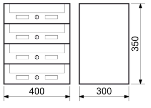 Briefkasten RICHTER BK02-4 (SILBER)