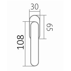 Fenstergriff TWIN STAR P 1462 RO (CP, AN)