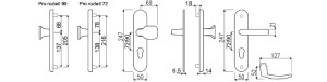 Sicherheitsbeschlag RICHTER RC101PZ.TB2 (F1)