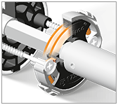 Türbeschlag ACT Ilsa SlideBloc RHR (EDELSTAHL)