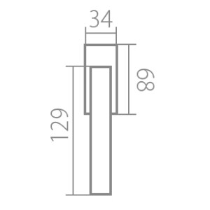 SALE Fensterbeschläge TWIN EIDOS Q 03 HR RO (CH-SAT) - links