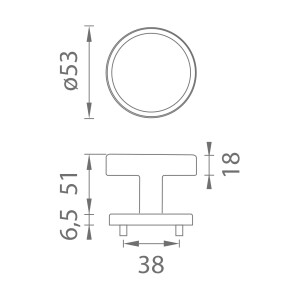 Türkugel MP RUTA - R 7S (OLS - Gebürstetes Messing)