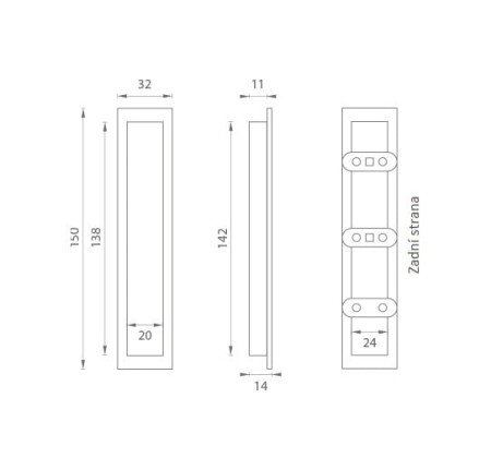 Schale ohne Loch MP 1097Z (BS - Mattschwarz)