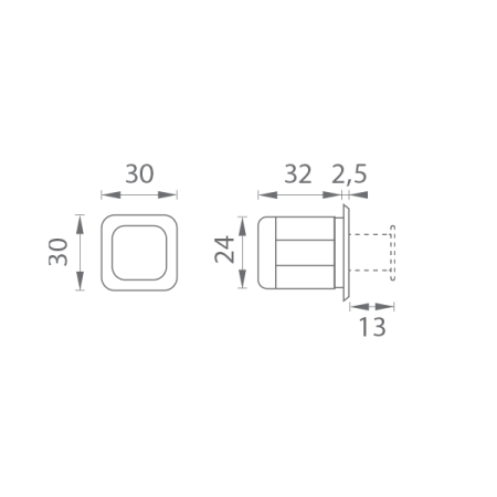 Griff MP PUSH HR (BS - Mattschwarz)