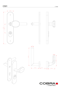Schutzbeschlag COBRA C501 + (IN)