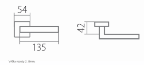 Türbeschlag TWIN VISION HR C 1802 FL (E)