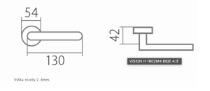 Türbeschlag TWIN VISION C 1802 FL (CM)