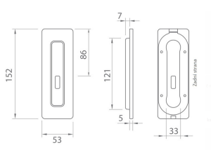 Schiebetürschalen MP TI 4181 5S - BB (OLS)