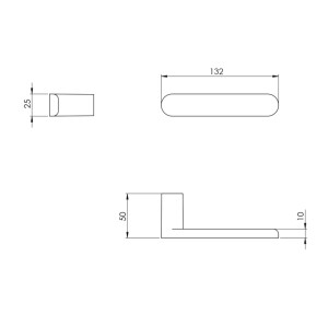 Türbeschläge MP PURE (OLV – poliertes lackiertes Messing)