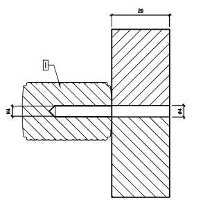 Möbelgriff MP 1060 (BS - Mattschwarz)