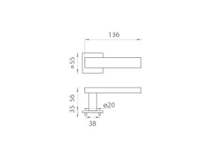 Türbeschläge MP - APOLO - HR 3SM (SB - PVD schwarz)