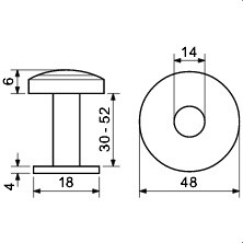 SALE Türspion RICHTER GP (MESSING)