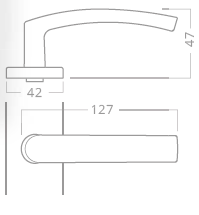 SALE Türbeschläge ACT Lara HR (F1) - PZ90