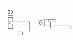 SALE Türbeschlag TWIN VISION H 1802 HR Z (E) - PZ