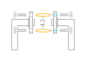 SALE Türbeschläge ACT Leipzig R (BRONZE) - BB