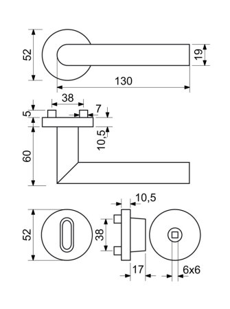 Türbeschläge Richter RK.LP-FORM (CE)