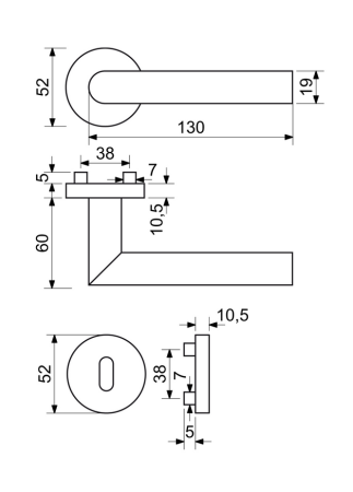 Türbeschläge Richter RK.LP-FORM (CE)