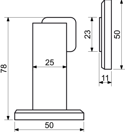 Magnetischer Türstopper RICHTER RK.ZAR.008 (N)