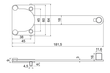 Fensterbremse RICHTER RHW.066