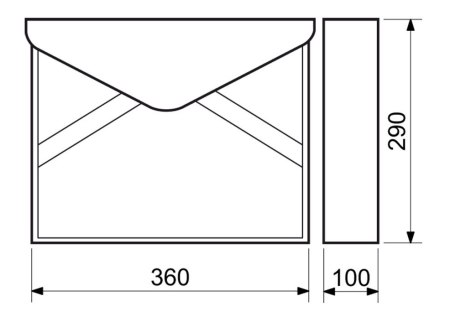 Briefkasten RICHTER BK.57.N (Edelstahl)