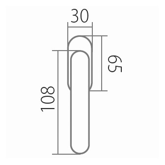 Fensterbeschlag TWIN APOLLO P110 RO (CP)