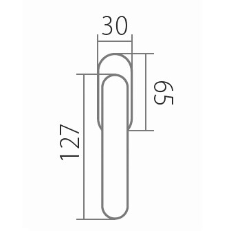 Fensterbeschlag TWIN NICOL P 401 RO (Z - Zirkonium, Gold)