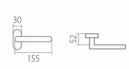 Türbeschlag TWIN UFO 8100V (E ) FÜR RAHMENTÜREN