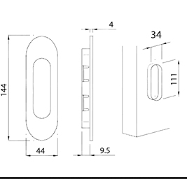 SCHALEN TWIN ST 124 (A - glänzendes Messing)