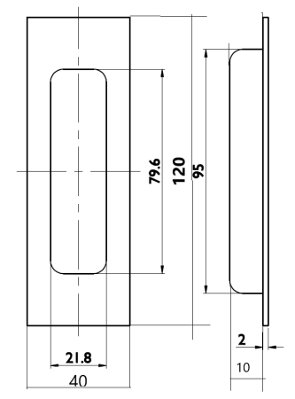 SCHALEN TWIN VL 35441 eckig (E)