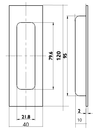 SCHALEN TWIN VL 35441 eckig (E)