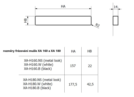 SCHALEN TWIN XA-H 160 (CM)